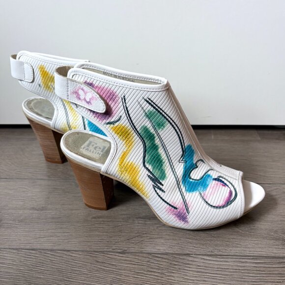 Felmini HIgh Heels 3.5" Portugal Designer Sandals - Picture 3 of 11